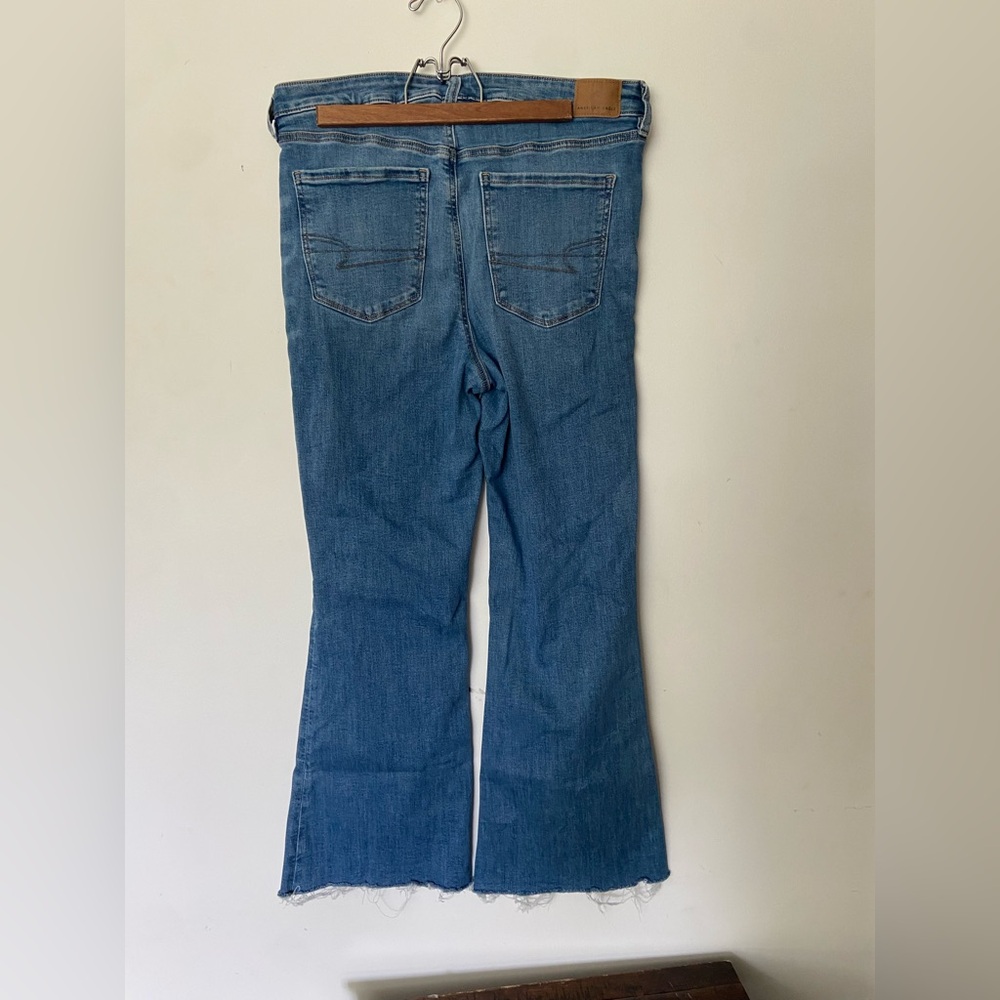 American Eagle Super High Rise Flare Jeans 14